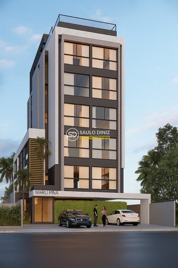 apartment em Rua Antônio Carlos Araújo, Cabo Branco - João Pessoa - PB