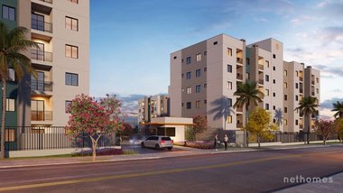 apartment em Rua Agostinho Brusamolin, Cidade Industrial - Curitiba - PR