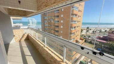 apartment em Rua Antonio Rodrigues Maneira, Ocian - Praia Grande - SP