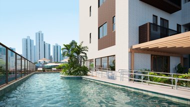 apartment em Rua Real da Torre, Torre - Recife - PE