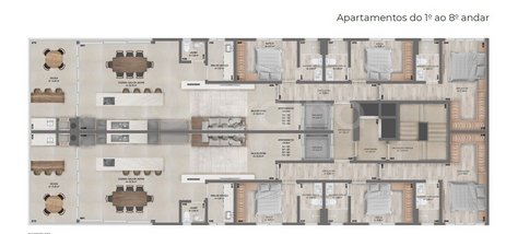 apartment em Rua dos Cardeais, Pedra Branca - Palhoça - SC