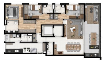 apartment em Rua Doutor Rafael Correia, Água Branca - São Paulo - SP