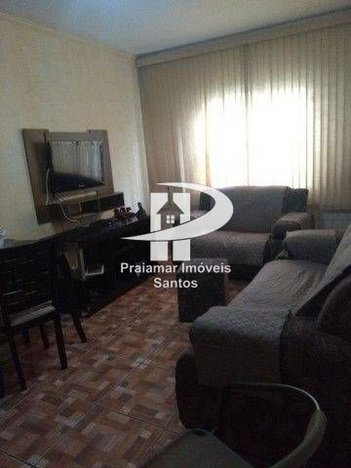 apartment em Rua Doutor Guedes Coelho, Encruzilhada - Santos - SP