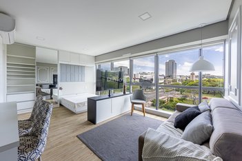 apartment em Borges de Medeiros, Praia de Belas - Porto Alegre - RS