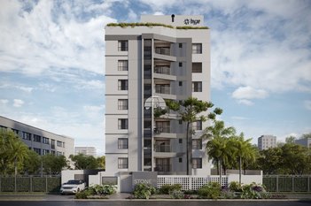 apartment em Rua João Bonat, Novo Mundo - Curitiba - PR