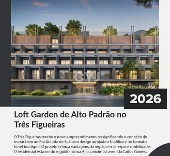 apartment em Rua Alfa, Três Figueiras - Porto Alegre - RS