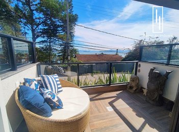 apartment em Estrada Haroldo Soares Glavan, Cacupé - Florianópolis - SC