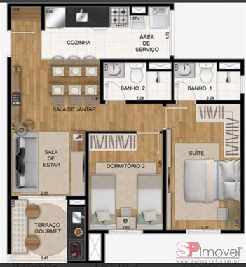 apartment em Rua Octávio Schiavinato, City Bussocaba - Osasco - SP