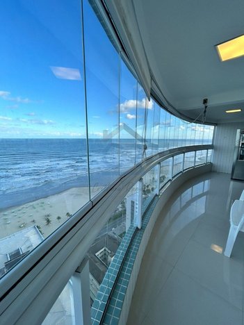 apartment em Rua Caribas, Aviação - Praia Grande - SP