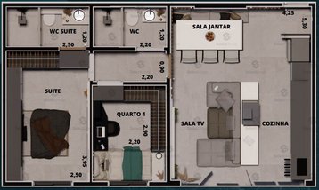 apartment em Rua Vitório Veneto, Vila Nossa Senhora das Vitórias - Mauá - SP