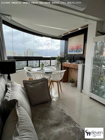 apartment em Avenida Octávio Mangabeira, Jardim Armação - Salvador - BA