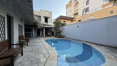 house em Rua Lopes Trovão, José Menino - Santos - SP
