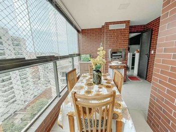 apartment em Rua Estados Unidos, Guilhermina - Praia Grande - SP