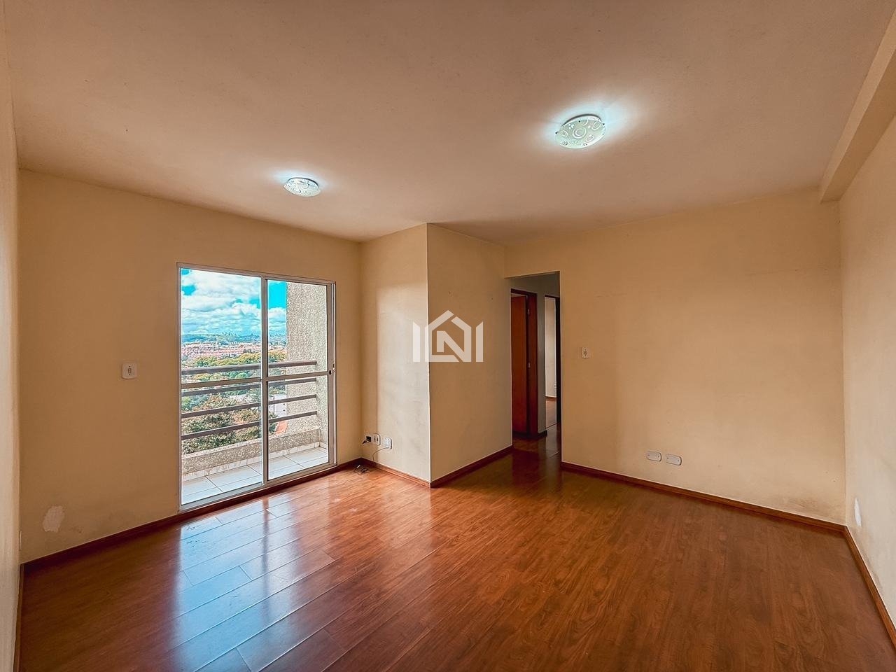 apartamento a venda no condominio  residencial da aldeia - sala para 2 ambientes