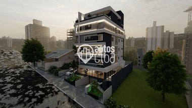 apartment em Rua Alferes Ângelo Sampaio, Água Verde - Curitiba - PR