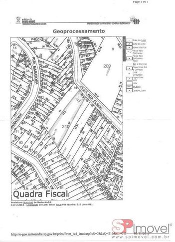 land_lot em Rua Carmine de Laura, Vila Alto de Santo André - Santo André - SP