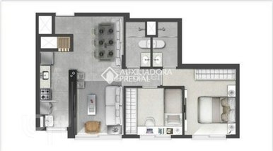 apartment em Avenida Assis Brasil, Passo da Areia - Porto Alegre - RS