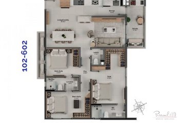 apartment em Rua Libia Cruz, Estreito - Florianópolis - SC