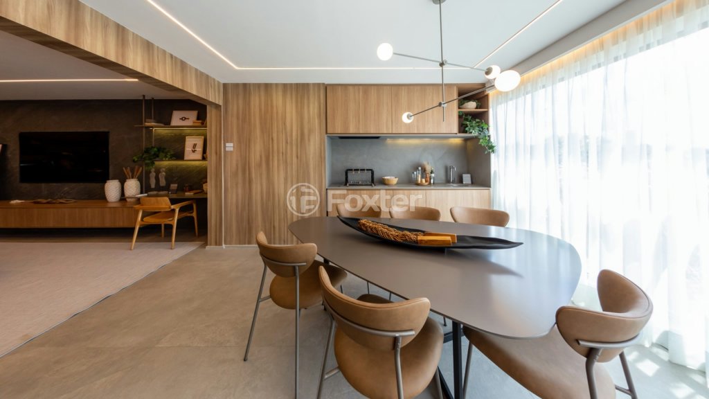 sala-de-jantar-moderna-e-aconchegante-com-mesa-de-madeira-escura-e-seis-cadeiras