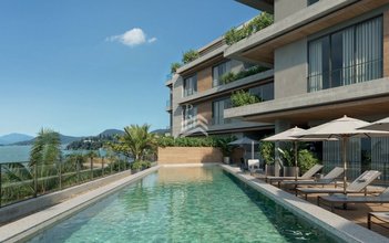 apartment em Estrada Haroldo Soares Glavan, Cacupé - Florianópolis - SC