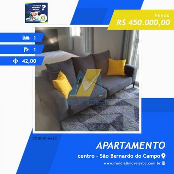 apartment em Avenida Senador Vergueiro, Centro - São Bernardo do Campo - SP