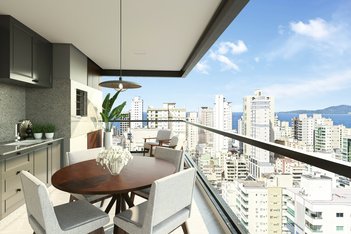 apartment em Rua Terceira Avenida, Meia Praia - Itapema - SC