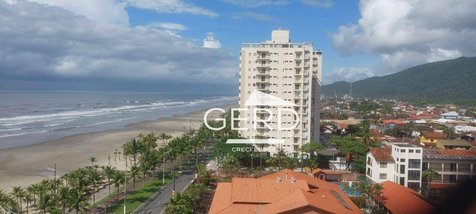 apartment em Avenida Presidente Kennedy, Guilhermina - Praia Grande - SP