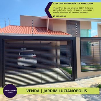 house em Rua Ubirajara, Jardim Lucianópolis - Maringá - PR