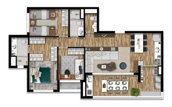 apartment em Rua Itatupa, Vila Andrade - São Paulo - SP