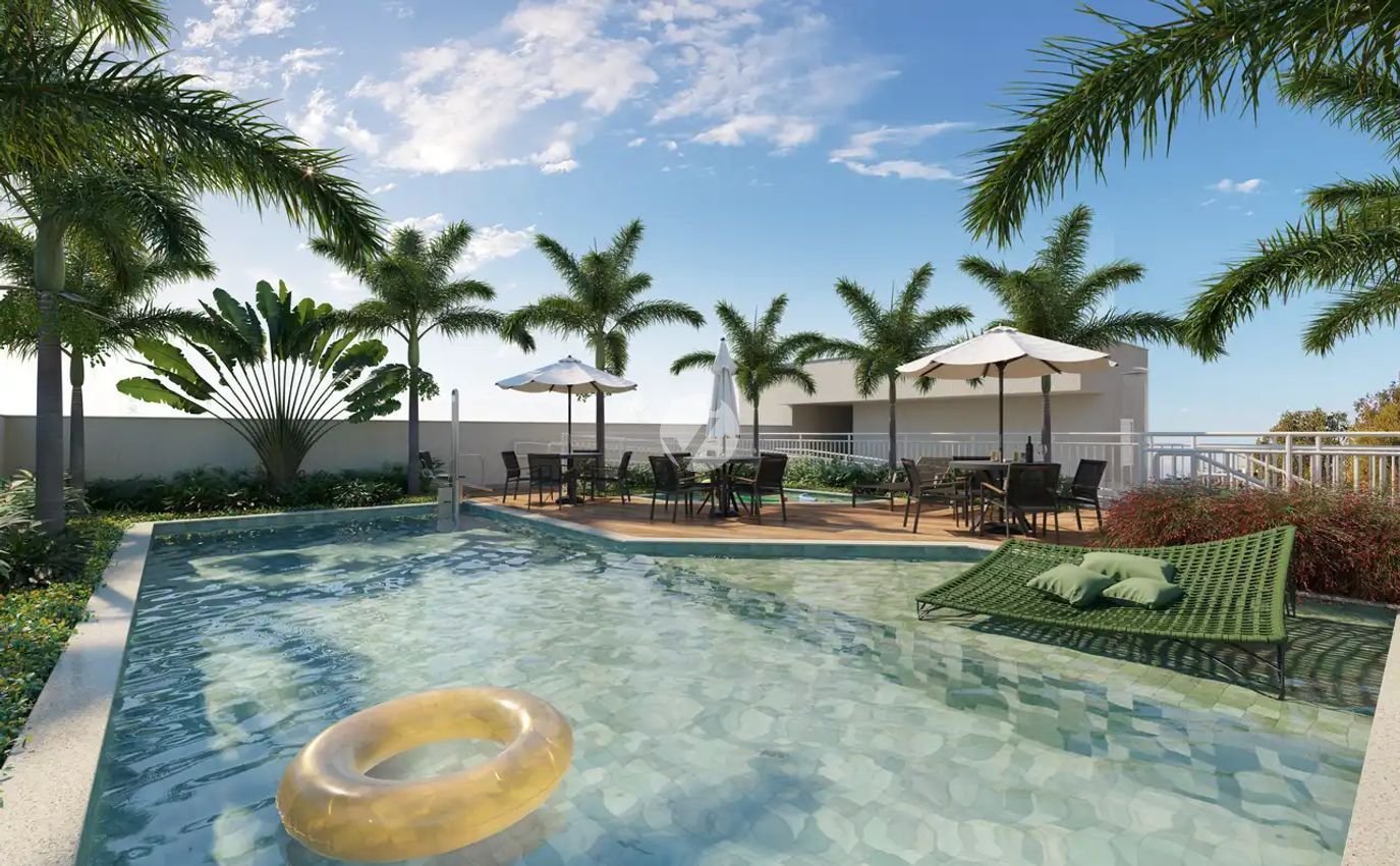 Piscina com prainha