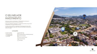 apartment em Deputado Antônio Edu Vieira, Saco dos Limões - Florianópolis - SC