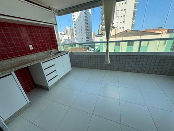 apartment em Rua Líbero Badaró, Ocian - Praia Grande - SP