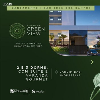 apartment em Rua Emílio Marelo, Jardim das Indústrias - São José dos Campos - SP