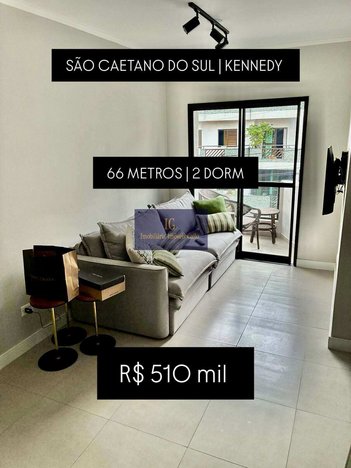 apartment em Alameda Cassaquera, Barcelona - São Caetano do Sul - SP