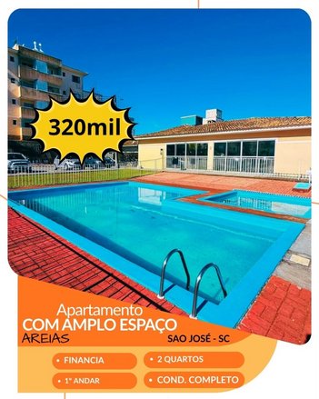 apartment em Rua Joice Cecília Correia, Areias - São José - SC