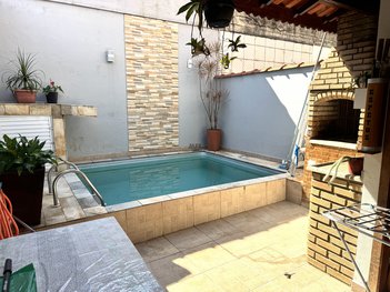 house em Avenida São Romerio, Caiçara - Praia Grande - SP