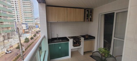 apartment em Avenida Paris, Boqueirão - Praia Grande - SP