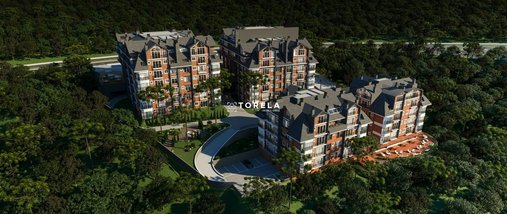 apartment em Avenida das Hortênsias, Jardim Bela Vista - Gramado - RS