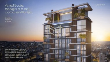 apartment em Rua Borges de Medeiros - D, Centro - Chapecó - SC