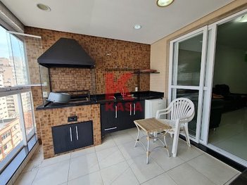 apartment em Rua Sampaio Moreira, Embaré - Santos - SP