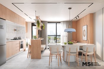 apartment em Rua Monsenhor Ivo Zanlorenzi, Campina do Siqueira - Curitiba - PR