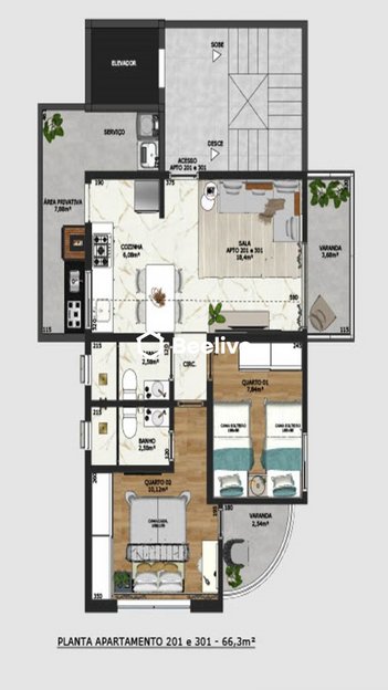 apartment em Rua João Edmundo Caldeira Brant, Itapoã - Belo Horizonte - MG