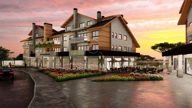 apartment em Avenida Borges de Medeiros, Centro - Gramado - RS