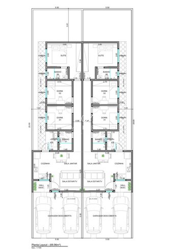 house em Rua Madre Felicia, Jardim Continental II - Taubaté - SP