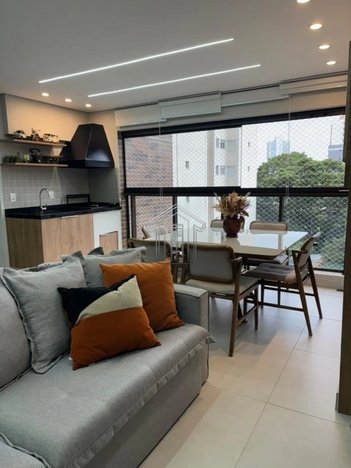 apartment em Rua Tabaiares, Vila Assunção - Santo André - SP