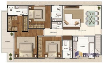 apartment em Rua Pium-I, Cruzeiro - Belo Horizonte - MG