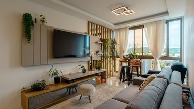 apartment em das Raias, Jurerê Internacional - Florianópolis - SC