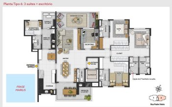 apartment em Rua Padre Vieira, Jardim - Santo André - SP