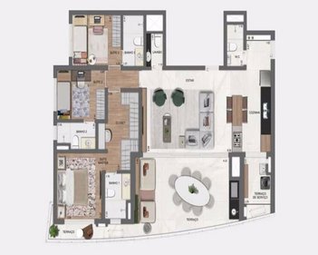 apartment em Rua Santo Arcádio, Jardim das Acácias - São Paulo - SP