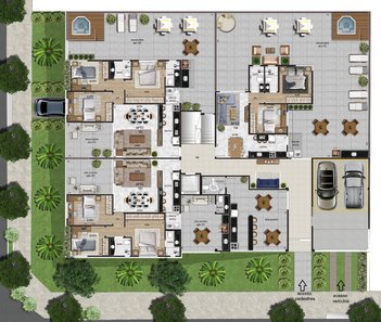 apartment em Rua Professor Hélio Viana, Itapoã - Belo Horizonte - MG